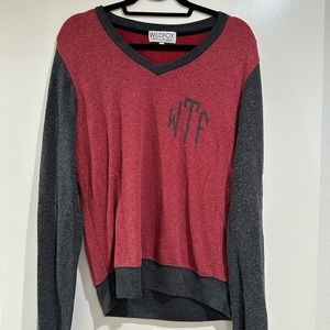 Wildfox WTF V Neck Sweater